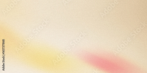 A soft beige background with a subtle gradient and grainy texture creates a delicate and abstract design