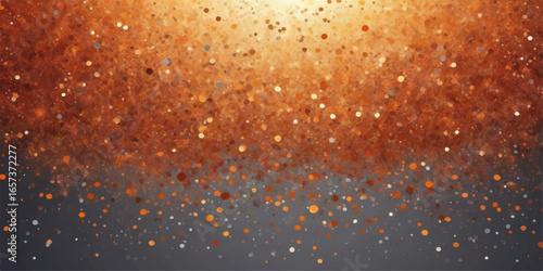 Macro texture of gold beer and bubbles on a window with bright rain drops under the night lights