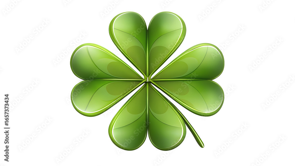 Fototapeta premium four leaf clover isolated