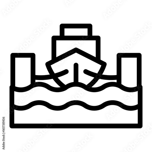 dock Line Icon