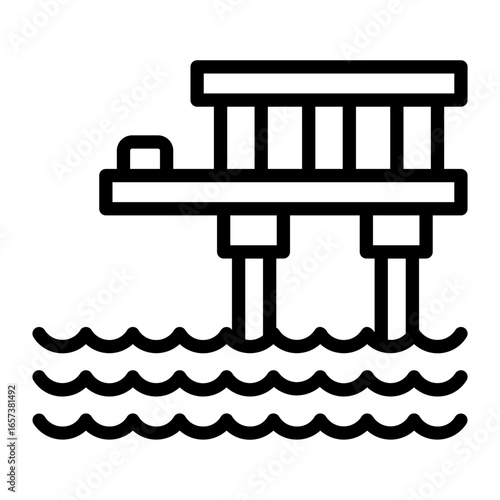dock Line Icon