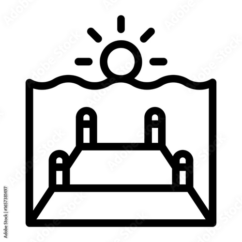 dock Line Icon