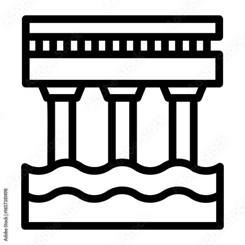 dock Line Icon