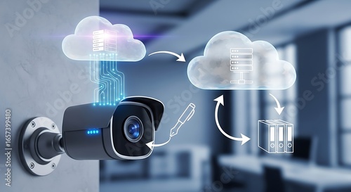 cctv camera cloud data storage security system