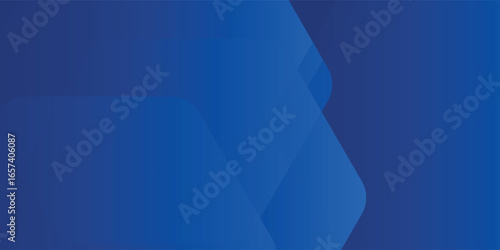 Modern abstract blue background with glowing geometric lines. Blue gradient hexagon shape design. Futuristic technology concept. vector illustration eps10
