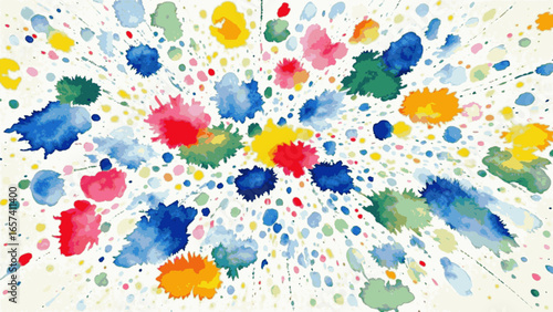 Fluid Abstraction Abstract watercolor spread isolated watercolor vector illustration svg