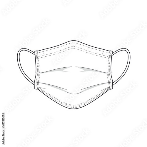 face mask vector