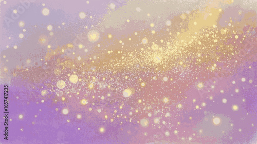 Gilded Luminescence golden glitter and bokeh background isolated watercolor vector illustration svg