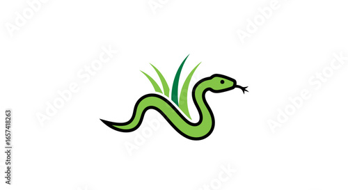 green snake logo design ecofriendly natureinspired branding for environmental businesses farms and organic products