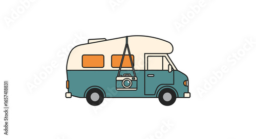 vintage campervan road trip perfect for travel blogs adventure websites and photography projects showcasing freedom and exploration
