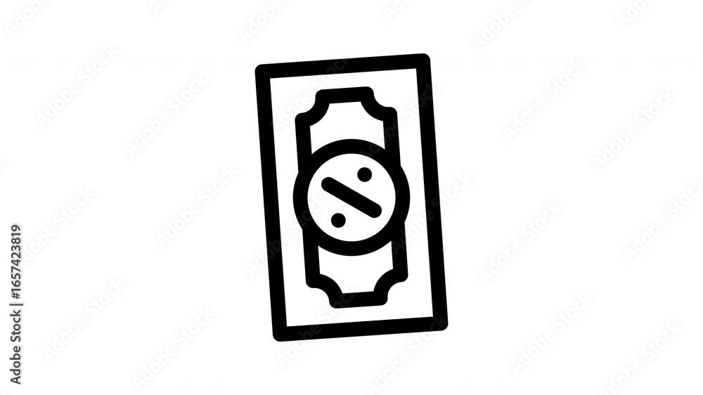 money minimalist line animation money minimalist line animation