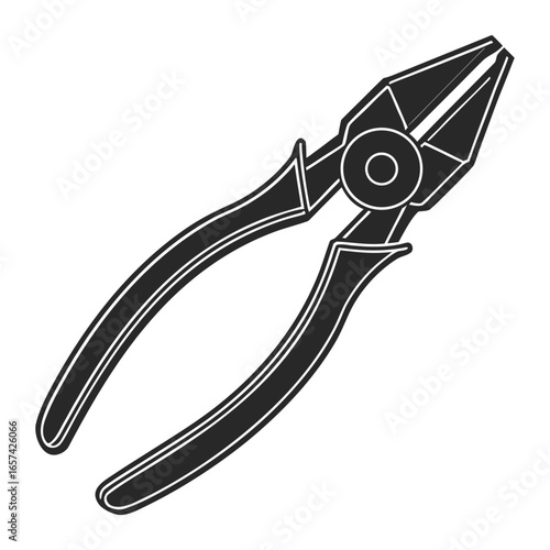 Abstract pliers and wire cutter tool set