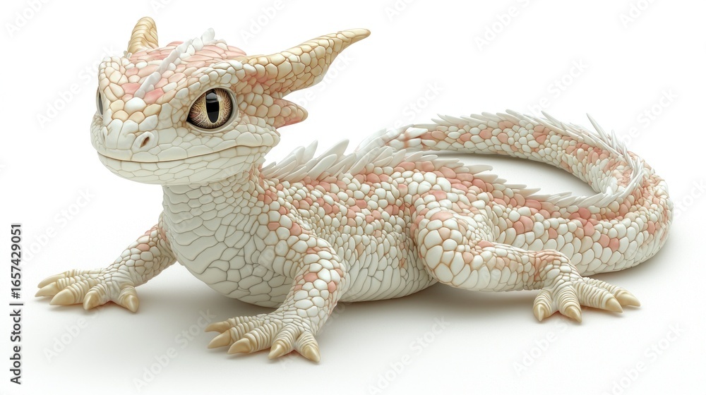 Fototapeta premium Pastel dragon