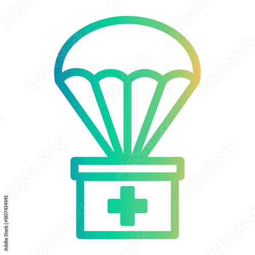 emergency Line Gradient Icon
