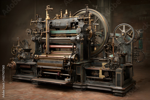 Exploring the Impact and Evolution of Early Industrial Machines in Manufacturing and Production