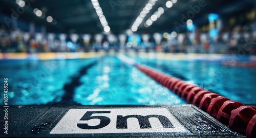 Swimming pool starting block