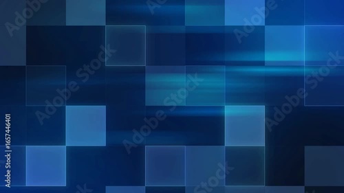 abstract blue squares background