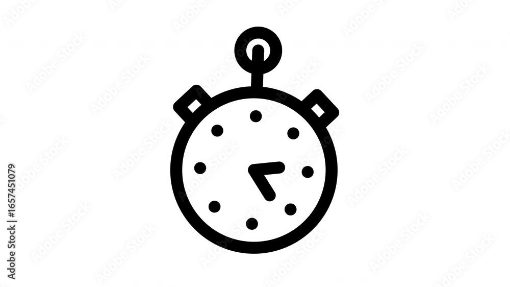 timer minimalist line animation timer minimalist line animation