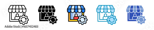External Vendor  Icon Set Multiple Style Collection
