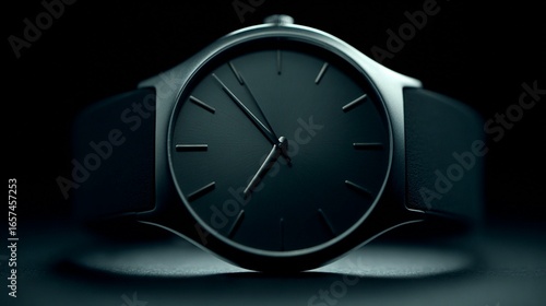 Wallpaper Mural Minimalist dark gray watch Torontodigital.ca