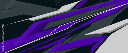 car livery graphic vector. abstract background design for vehicle vinyl wrap and sports car, racing car and banner