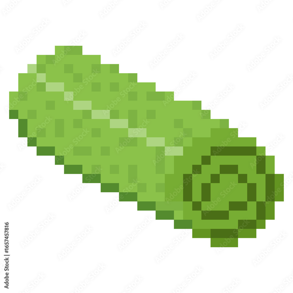 Fototapeta premium 32-bit Malaysia Traditional Kuih Ketayap Pixel Art
