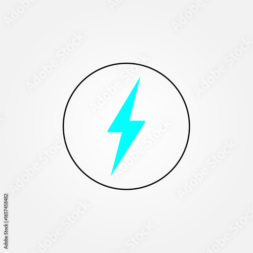 Creative vector illustration of electricity concept. Abstract glowing energy lines, electric power symbol, and technology background. Perfect for science, innovation, voltage. 
