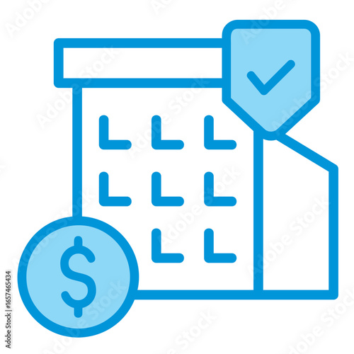 Insurance Company Outline Icon