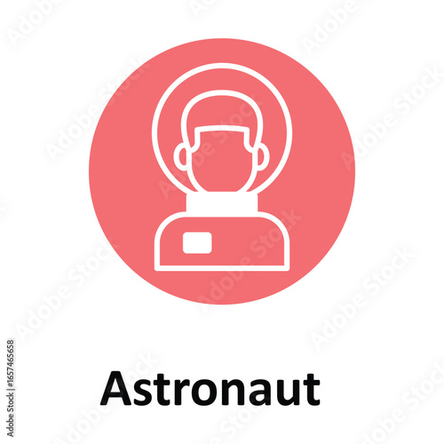 Astronaut  Vector icon which can easily modify or edit