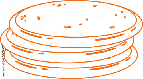 Breakfast Pancakes Line
