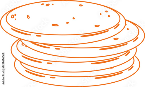 Breakfast Pancakes Line