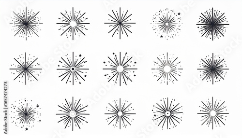 Confetti & Sparkle Decorative Icons