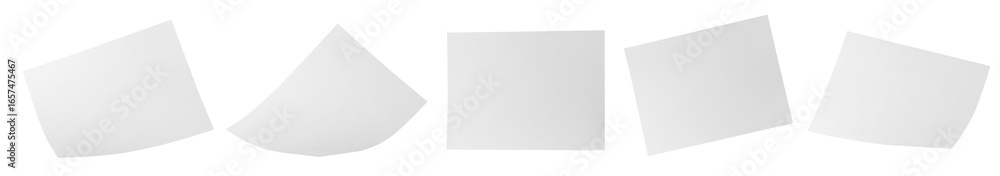 pile blank white paper flying, empty note leaf or leaflet in motion mockup, sheet falls and twists isolated on white with clipping path. pile blank white paper flying, empty note leaf or leaflet in motion mockup, sheet falls and twists isolated on white with clipping path.
