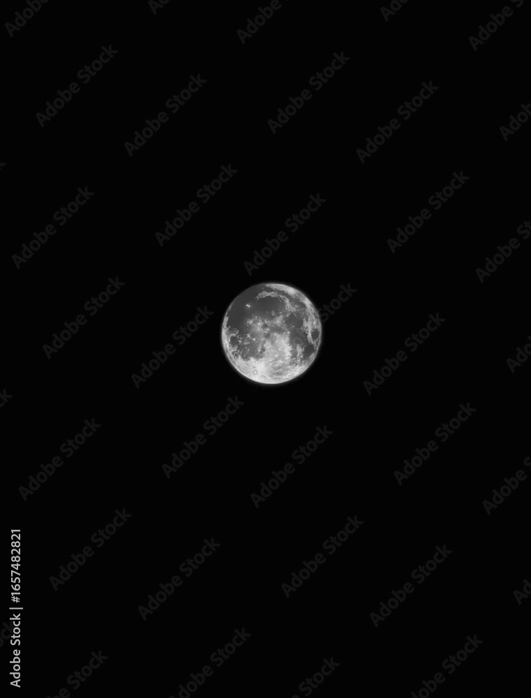 Obraz premium full moon in the dark