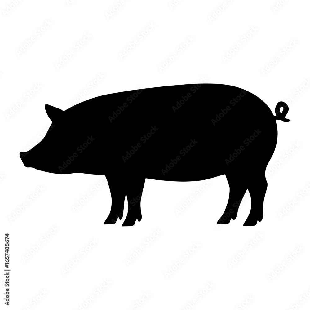 Fototapeta premium wild boar vector illustration