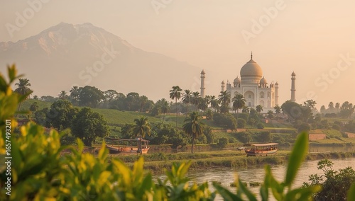 india geography in one frame, taj mahal, kerala