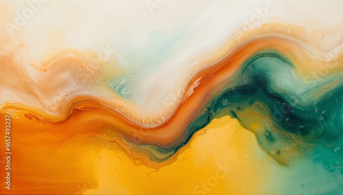 indian flag colour abstract watercolor background