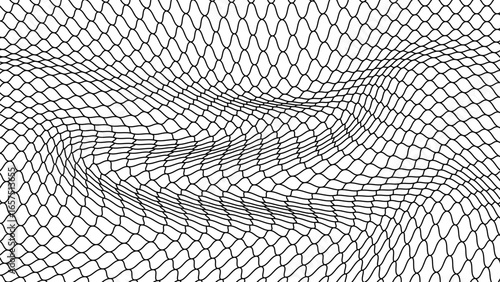 Seamless curved net design, ideal for sportswear, soccer goals, volleyball nets, basketball hoops, hockey nets, and athletic gear backgrounds.