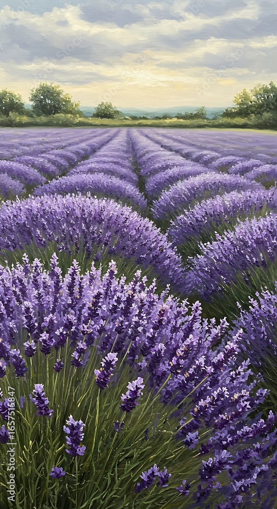 Obraz premium Lavender's Embrace