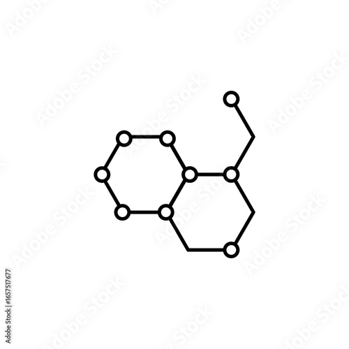 Hormones icon Isolated flat vector in outline vector simple illustration for web and app..eps