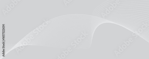 Abstract background with white holographic line pattern in luxury pastel colors. Premium horizontal vector design template for business banner, prestigious voucher, wedding invitation.