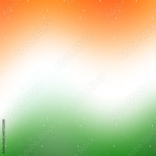 Creative Independence Day Tricolor Background Design with Orange White Green Gradient