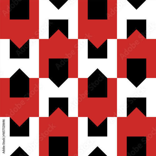 Abstract geometric seamless...