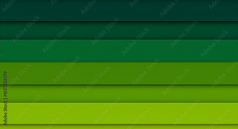 Obraz premium green Gradient Layers