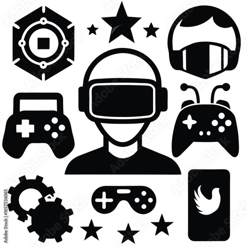 Virtual Reality Gaming: Icons and Symbols for Metaverse Experiences