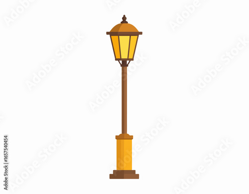 Ornate Decorative Outdoor Street Lamp Post.
