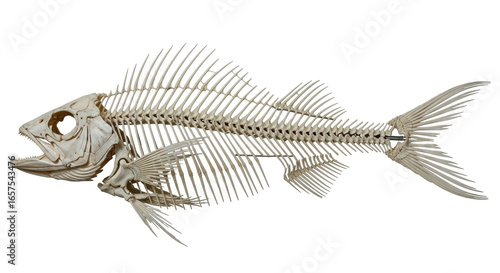 Foto Isolated Fish Skeleton