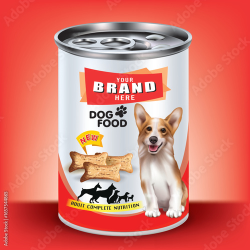Design of aluminum cans for dog food