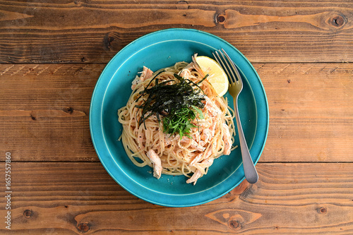 明太マヨパスタ