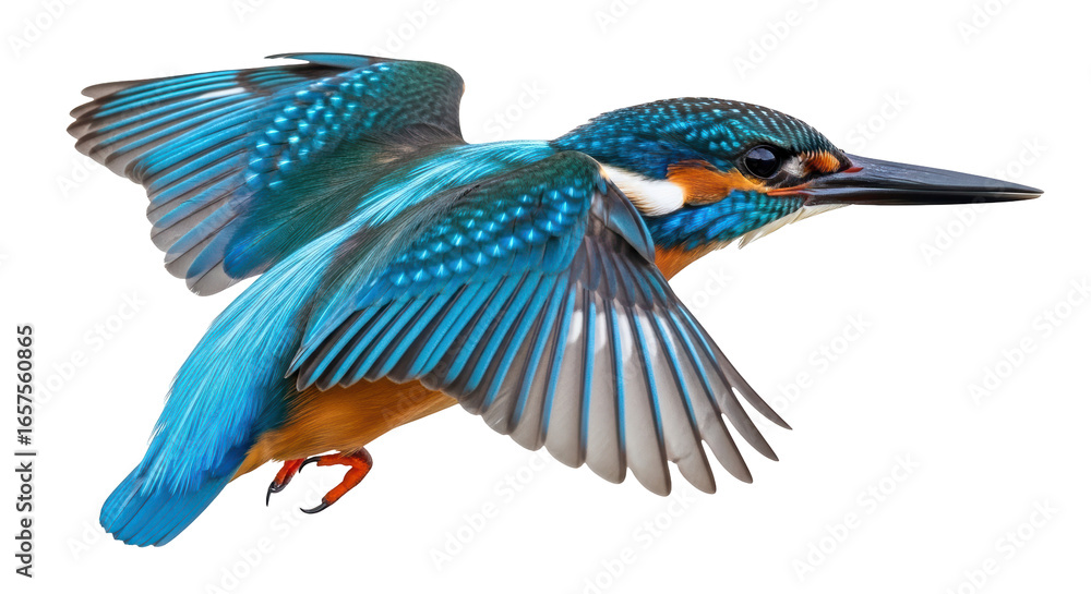 Obraz premium Isolated Kingfisher Bird